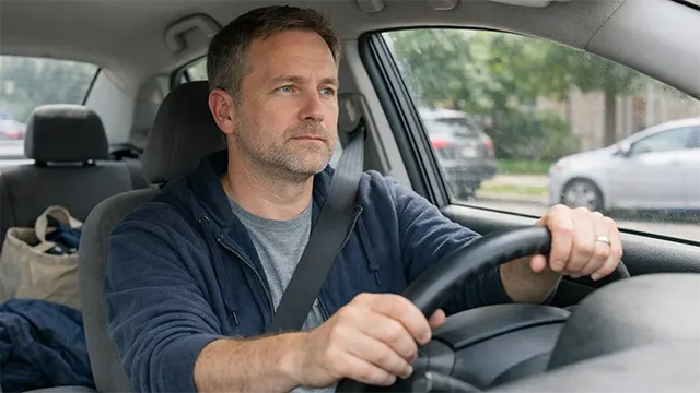 Adult reviewing non-owner car insurance policy documents at home